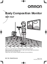 Omron HBF-702T Manual предпросмотр