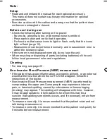 Preview for 10 page of Omron HBP-1100 Instruction Manual