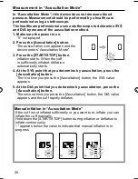 Preview for 22 page of Omron HBP-1100 Instruction Manual