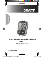 Omron HEA-230 Instruction Manual preview