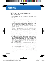 Preview for 4 page of Omron HEA-230 Instruction Manual