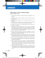Preview for 4 page of Omron HEA-232 Instruction Manual