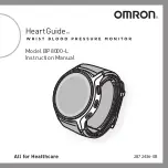 Предварительный просмотр 1 страницы Omron HeartGuide BP8000-L Instruction Manual