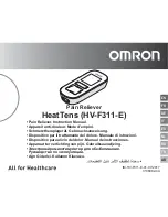 Предварительный просмотр 1 страницы Omron HeatTens HV-F311-E Instruction Manual