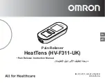 Предварительный просмотр 1 страницы Omron HeatTens HV-F311-UK Instruction Manual