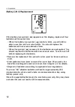 Предварительный просмотр 12 страницы Omron HEM 1010-E Instruction Manual