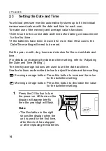 Preview for 14 page of Omron HEM 1010-E Instruction Manual