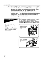 Preview for 20 page of Omron HEM 1010-E Instruction Manual