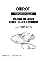 Предварительный просмотр 1 страницы Omron HEM-431 C Instruction Manual