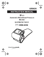 Предварительный просмотр 1 страницы Omron HEM-6052 Instruction Manual