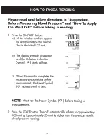 Предварительный просмотр 14 страницы Omron HEM-608 Instruction Manual