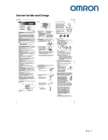 Предварительный просмотр 9 страницы Omron HEM-6121-E Product Manual