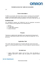 Предварительный просмотр 3 страницы Omron HEM-6161-E Information Sheet