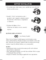 Preview for 8 page of Omron HEM-629 Instruction Manual