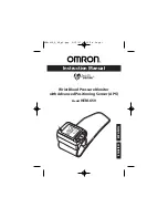 Предварительный просмотр 1 страницы Omron HEM-650CAN Instruction Manual