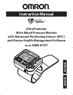 Предварительный просмотр 1 страницы Omron HEM--670IT Instrustion Manual