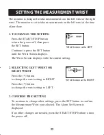 Preview for 22 page of Omron HEM--670IT Instrustion Manual