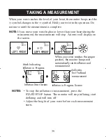 Предварительный просмотр 39 страницы Omron HEM--670IT Instrustion Manual