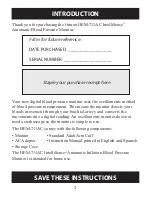 Preview for 3 page of Omron HEM-711AC Instruction Manual