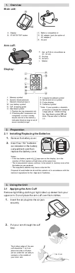 Предварительный просмотр 2 страницы Omron HEM-7120 User Manual