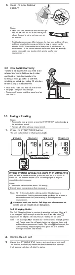 Предварительный просмотр 3 страницы Omron HEM-7120 User Manual