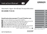 Preview for 1 page of Omron HEM-7154-E Instruction Manual