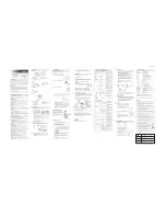 Предварительный просмотр 1 страницы Omron HEM-7203 Instruction Manual