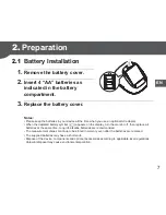 Предварительный просмотр 11 страницы Omron HEM-7280T-E Instruction Manual