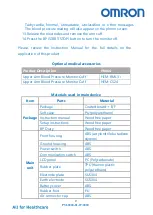 Предварительный просмотр 9 страницы Omron HEM-7530T-E3 Information Sheet