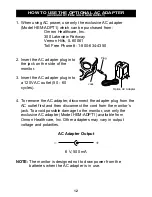 Предварительный просмотр 14 страницы Omron HEM-757 Instruction Manual