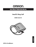 Preview for 1 page of Omron HEM-CS24-B Instruction Manual