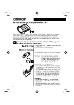 Предварительный просмотр 4 страницы Omron HEM-RML30 Instructions For Use Manual