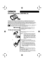 Предварительный просмотр 6 страницы Omron HEM-RML30 Instructions For Use Manual