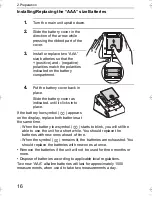 Предварительный просмотр 16 страницы Omron HEM-SOLAR Instruction Manual