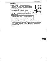 Preview for 25 page of Omron HEM-SOLAR Instruction Manual