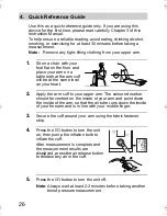 Preview for 26 page of Omron HEM-SOLAR Instruction Manual