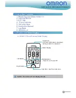 Preview for 5 page of Omron HGM-111 Instruction Manual