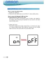 Предварительный просмотр 10 страницы Omron HGM-111 Instruction Manual
