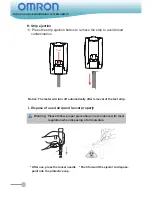 Предварительный просмотр 22 страницы Omron HGM-111 Instruction Manual