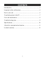 Предварительный просмотр 2 страницы Omron HHX-IT3-Z Instruction Manual