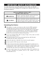 Preview for 4 page of Omron HHX-IT3-Z Instruction Manual