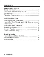 Preview for 2 page of Omron HJ-109 Instruction Manual