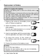 Предварительный просмотр 16 страницы Omron HJ-109 Instruction Manual