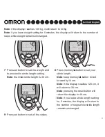 Предварительный просмотр 12 страницы Omron HJ-112-E Instruction Manual