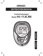 Preview for 1 page of Omron HJ-112CAN Instruction Manual