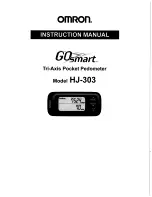 Предварительный просмотр 1 страницы Omron HJ-303 User Manual