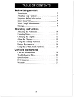 Предварительный просмотр 2 страницы Omron HJ-303 User Manual