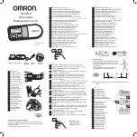 Omron HJ-320-E Quick Start Manual preview