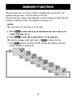 Предварительный просмотр 14 страницы Omron HJ-322U Instruction Manual