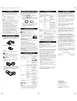 Предварительный просмотр 2 страницы Omron HJ-325 Instruction Manual